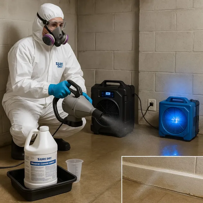 Sanitization and Odor Removal process in Olivet, MI